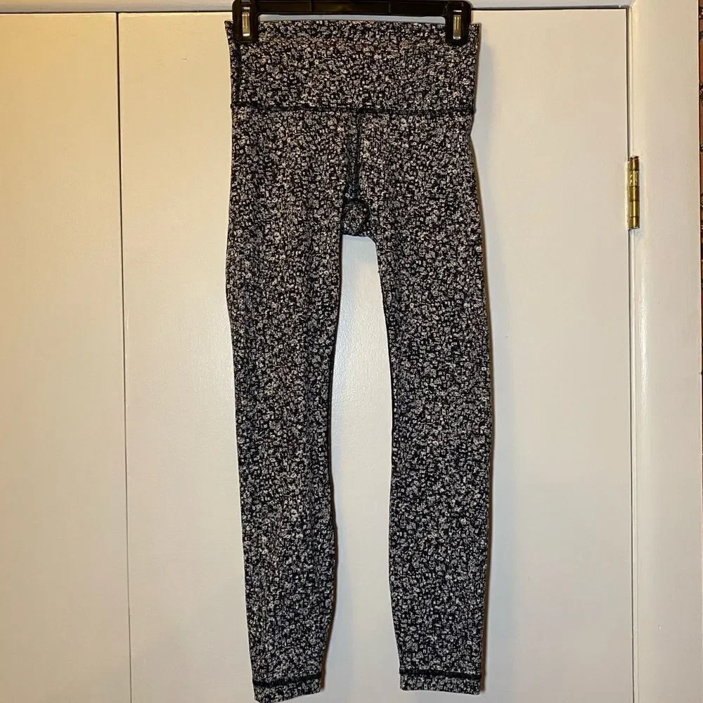 LULULEMON Wunder Under Hi-Rise 7/8 Tight (Full-On Luxtreme) Daisy Dust Alpine 4